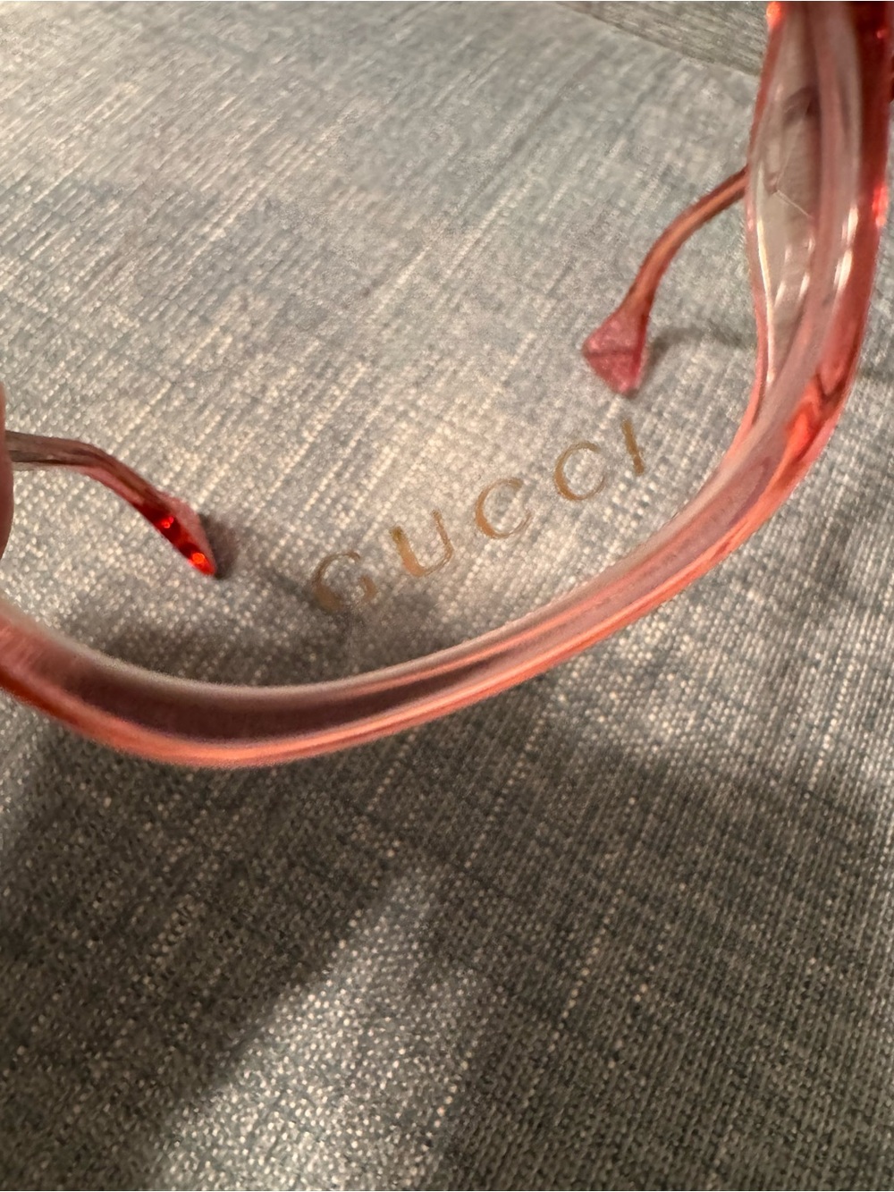 Gucci red ombré Cat-Eye Optical Glasses - Picture 13 of 13